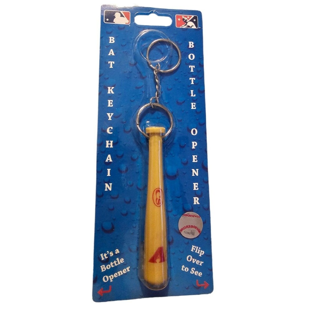 Arizona Diamondbacks Mini Baseball Bat Keychain With Bottle Opener MLB New